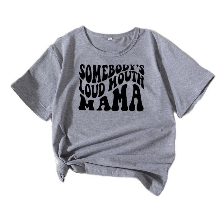 Ladies casual chic graphic T-shirt