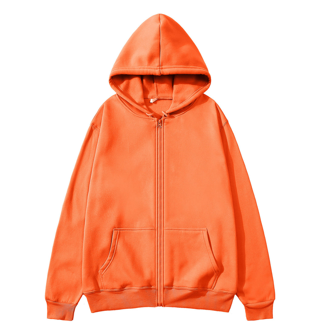 Hooded jacket for women with full zipper and practical front pockets Lune London