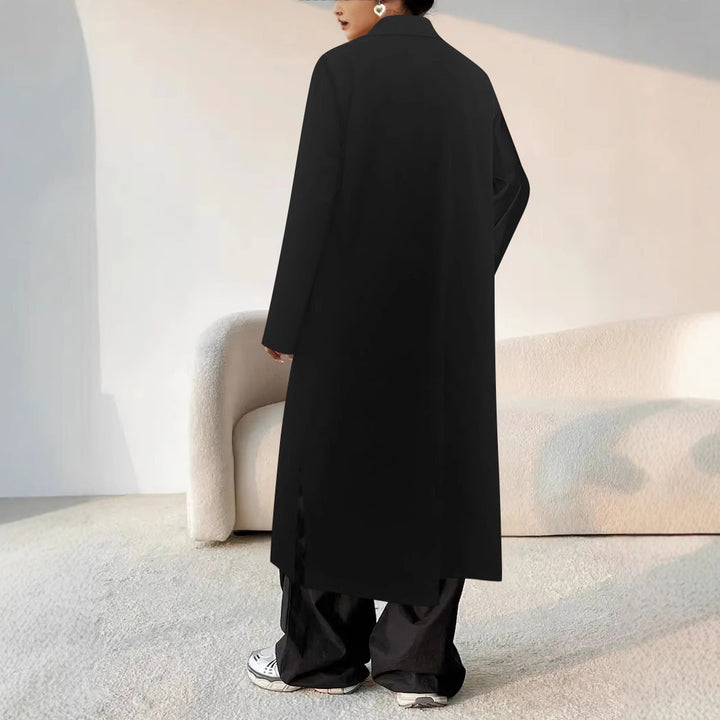 Oversized coat for women with classic button details and practical pockets Lune London