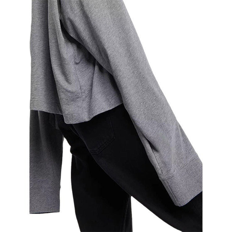 Women oversized long sleeve T-shirt with relaxed fit and wide neckline Lune London