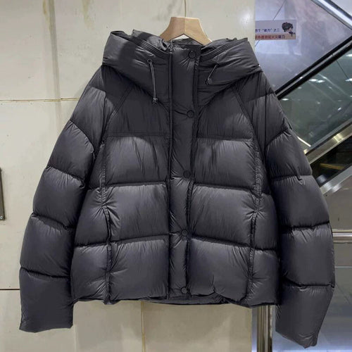 Women's down jacket with hood Lune London