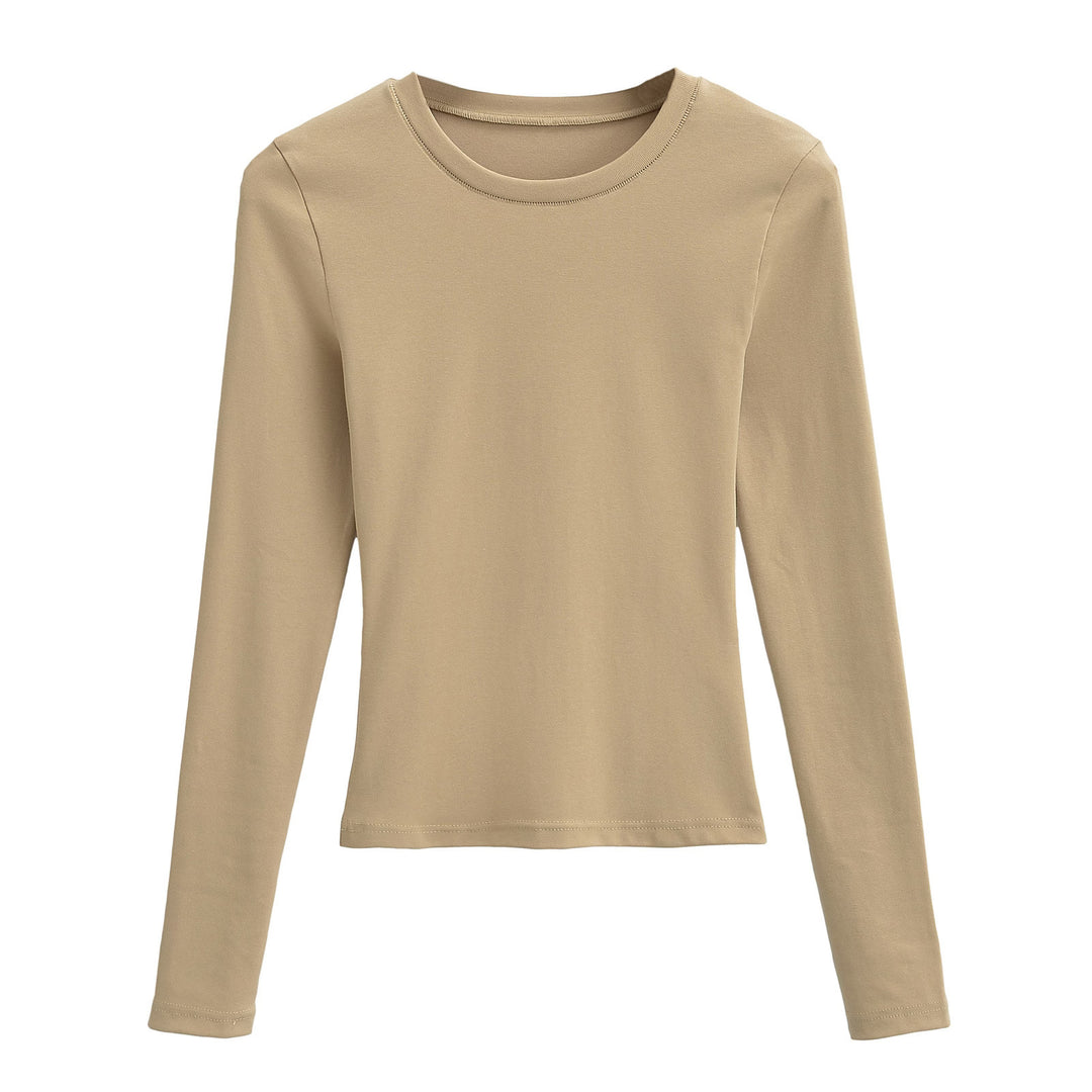 Women Long Sleeve T-shirt in Soft Cotton Blend Lune London