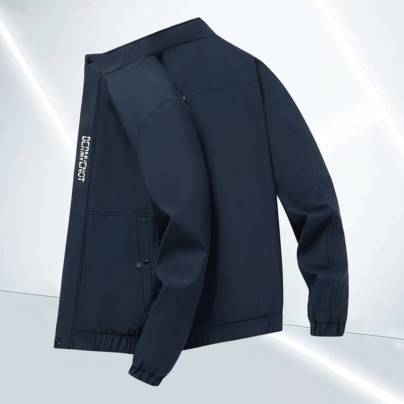 Trendy men’s transitional jacket with adjustable sleeves and practical pockets Lune London