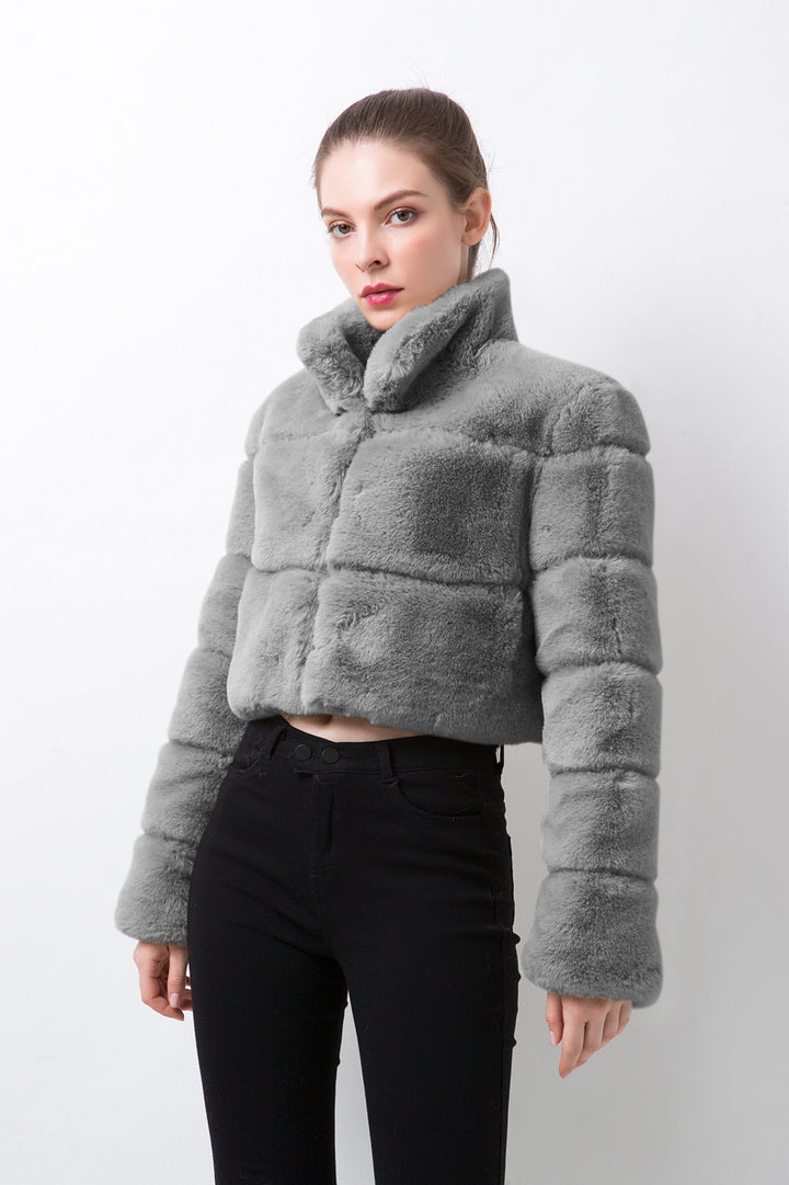 Short Faux Fur Jacket for Women Lune London