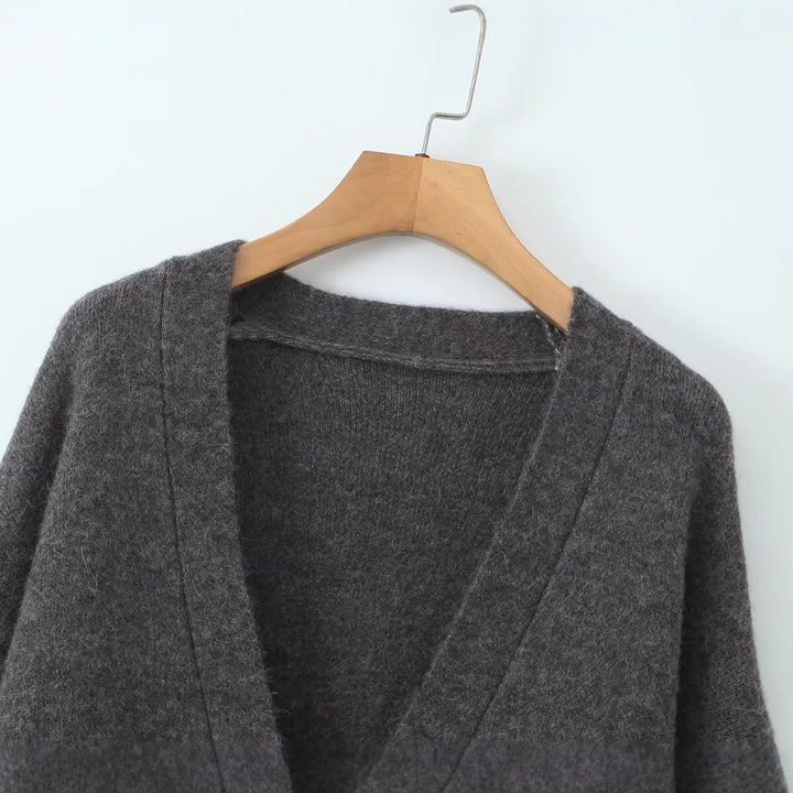 Manteau en tricot surdimensionné pour femmes Chic & Stil