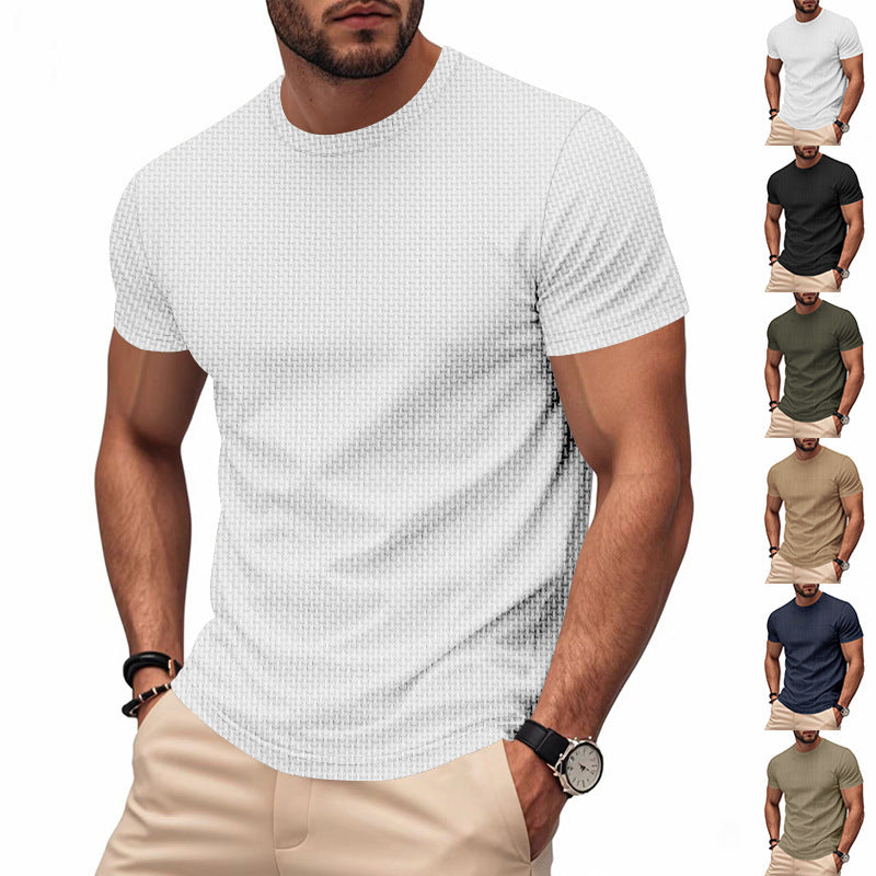 Men's short sleeve breathable T-shirt with stylish zip Lune London