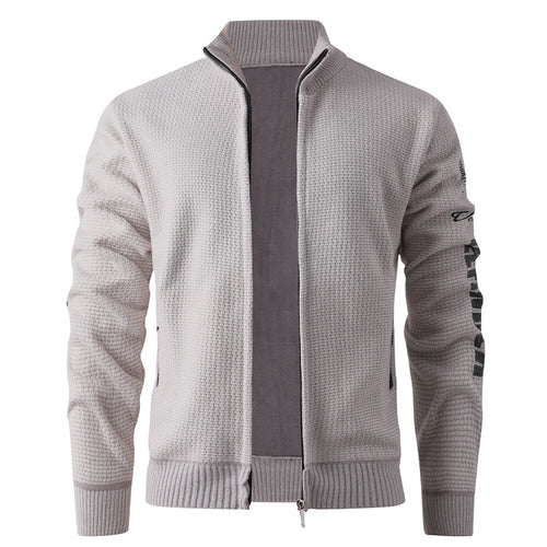 Quilted casual jacket for men with high collar and modern inner lining Lune London