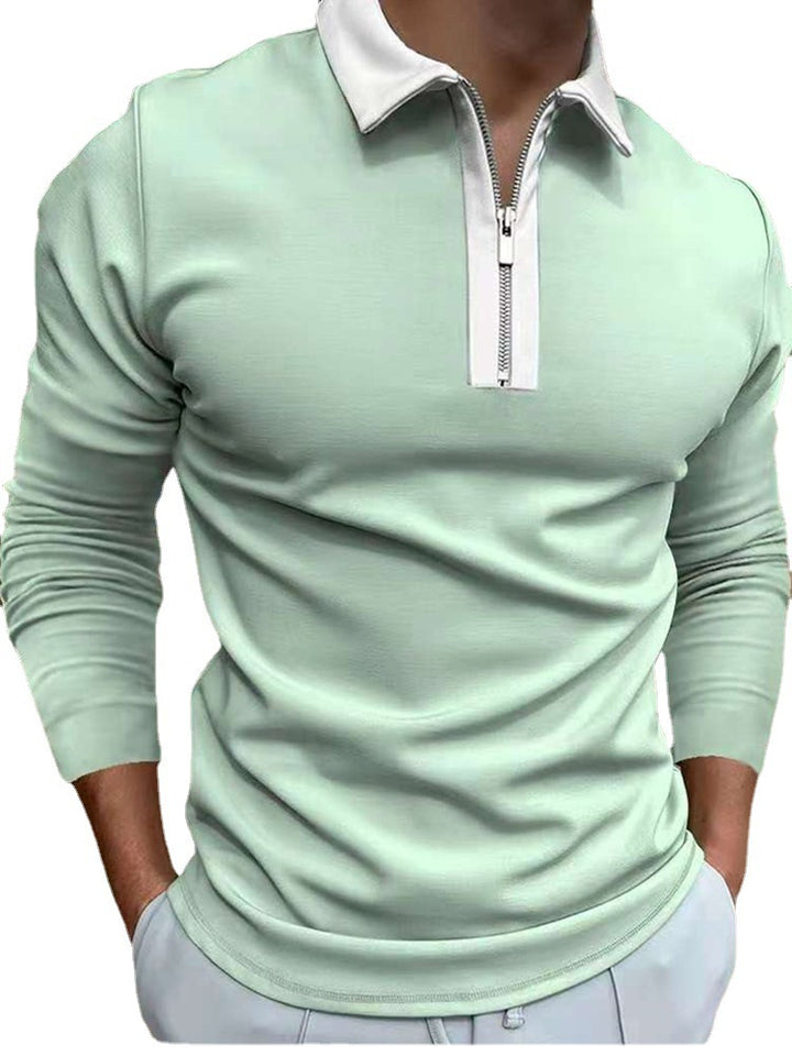 Sports sweater for men with stylish high collar Lune London