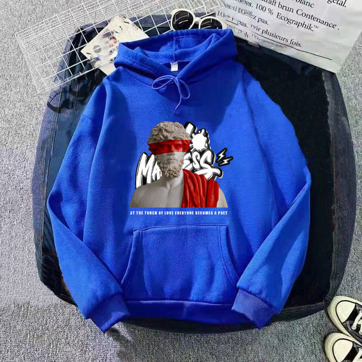 Women’s hoodie with modern graphic print and inspiring lettering Chic & Stil