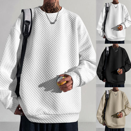 Men's casual sweatshirt with textured surface Lune London