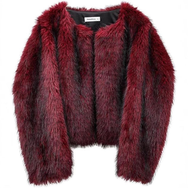 Ladies Padded Faux Fur Jacket Lune London
