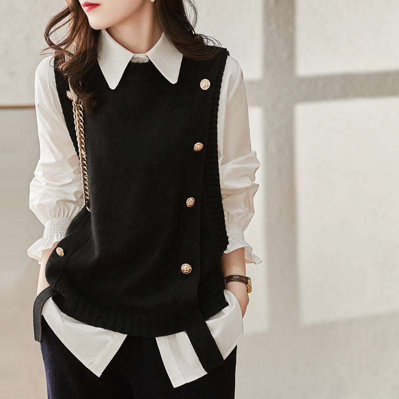 Knit cardigan for women with decorative buttons and a trendy design Lune London