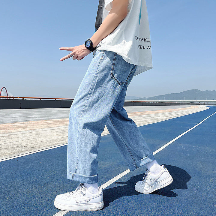 Casual men's pants with adjustable drawstring and loose fit Lune London