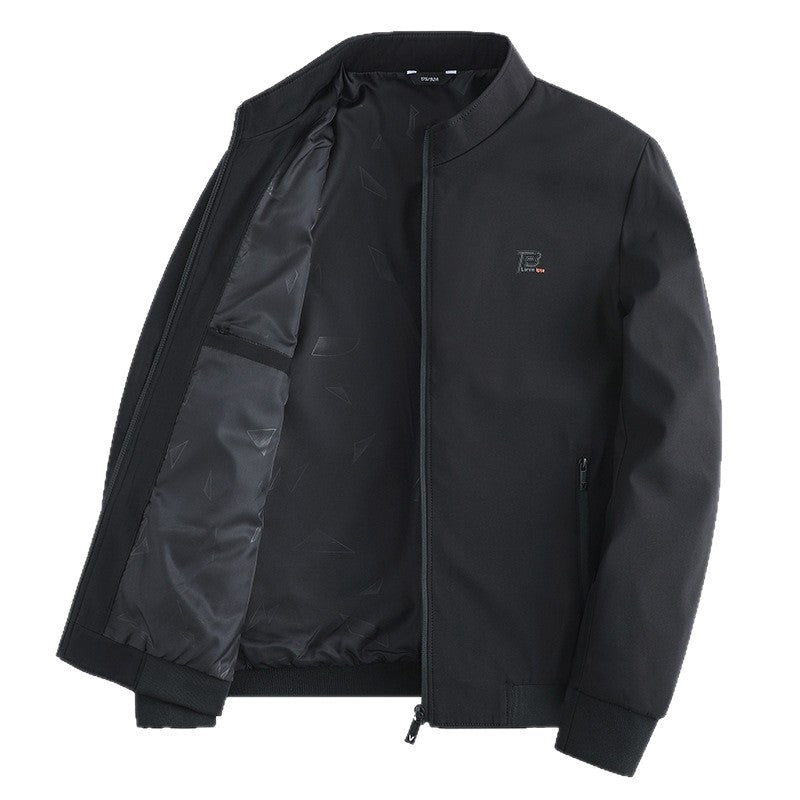 Fashionable men's transition jacket with functional zips Lune London