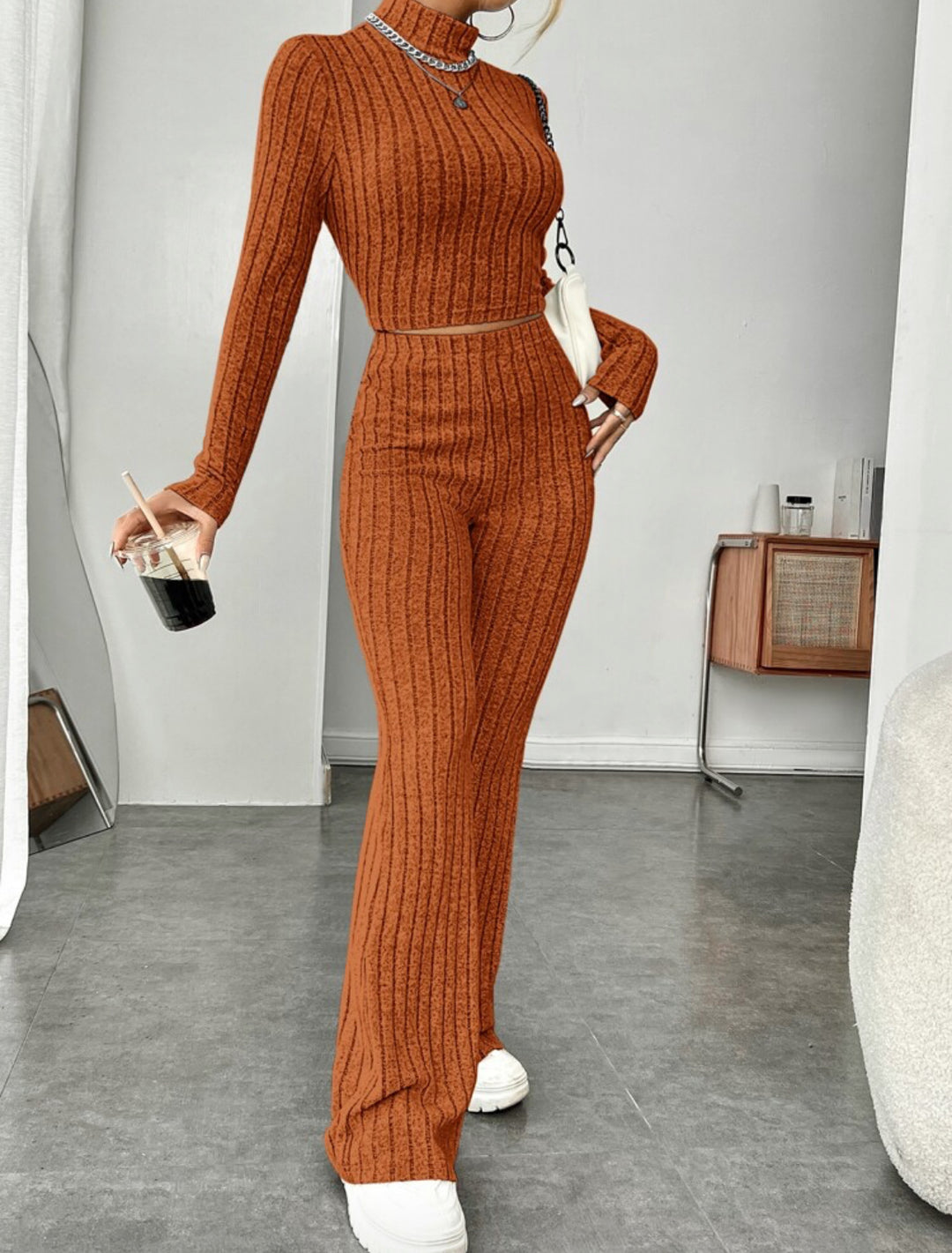 Lune London ribbed sporty loungewear set for women