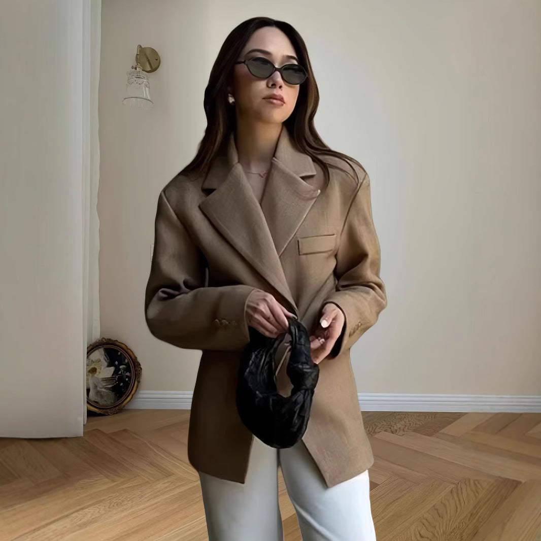 Ladies Elegant Oversized Blazer Lune London
