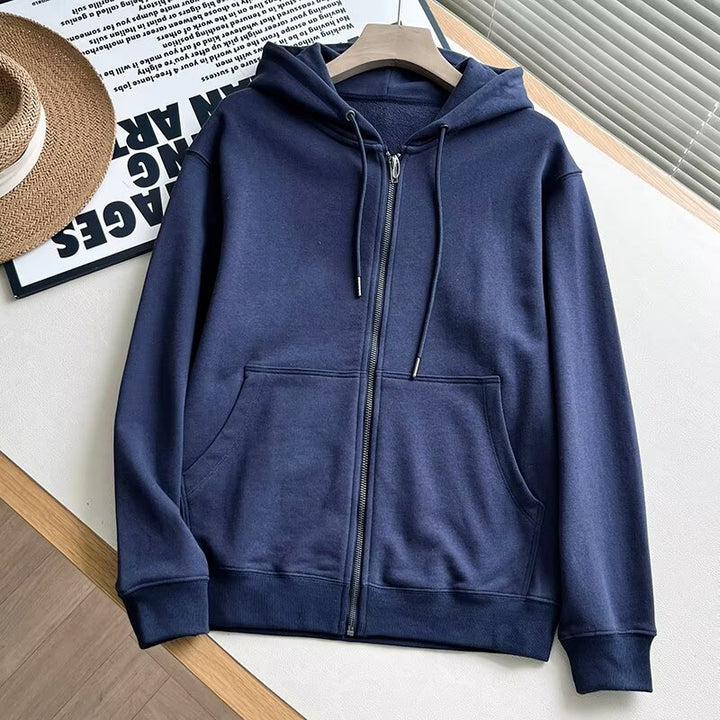 Veste à capuche zippée sportive pour femme avec poches kangourou pratiques Chic & Stil