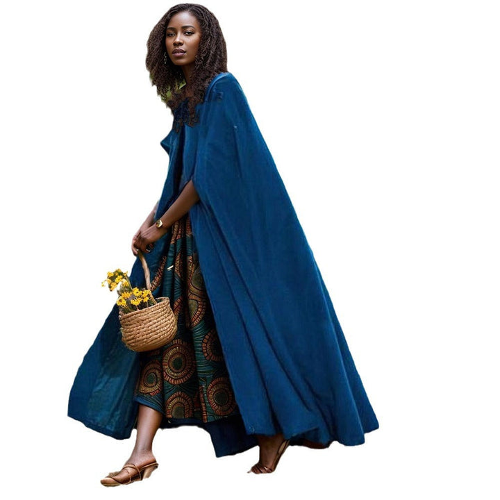 Women's Modern Cut Cloak with Hood Lune London