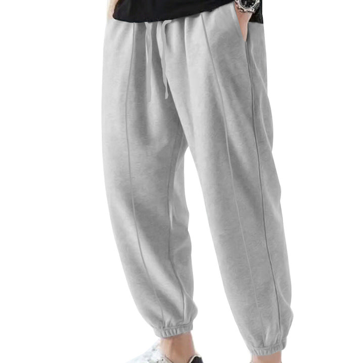 Men's jogger pants in breathable material with adjustable waist Lune London