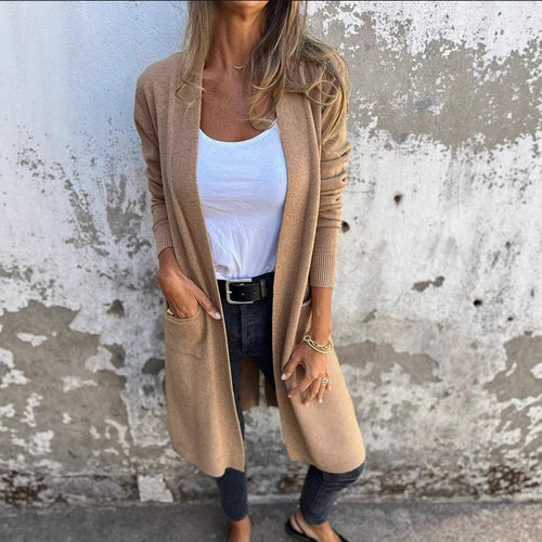 Ladies elegant and comfortable knitted cardigan Lune London