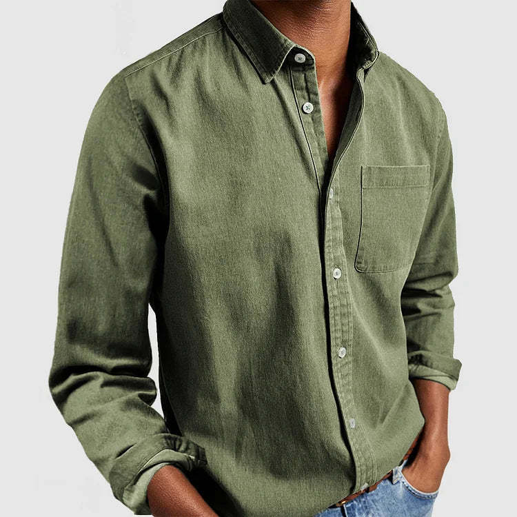Casual shirt for men in lightweight cotton fabric Lune London