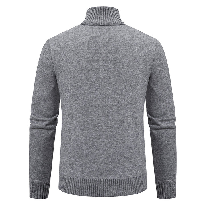 Men's knitted jacket with structured weave Lune London