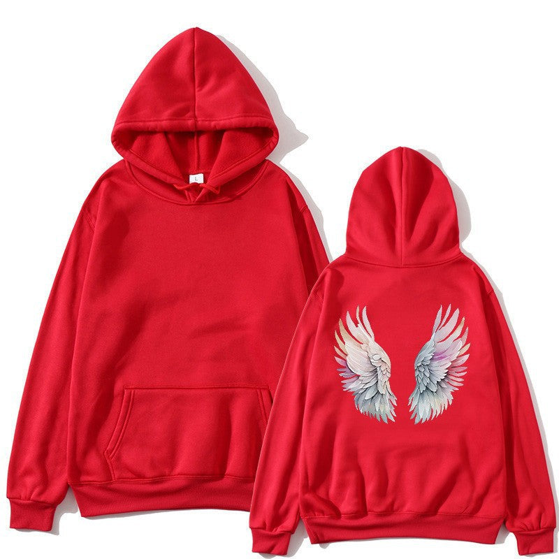 Women's hoodie with stylish angel wing design Chic & Stil
