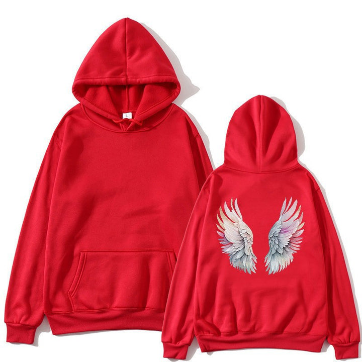 Women's hoodie with stylish angel wing design Chic & Stil