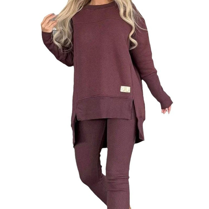 Cozy thick knit loungewear set for women Lune London