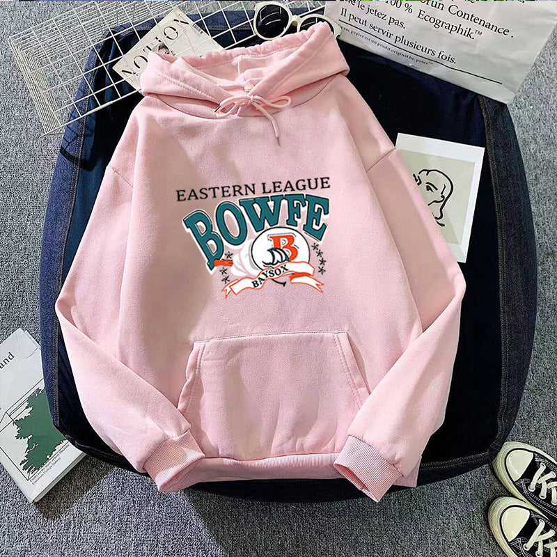 Women's sporty hoodie with trendy graphic print Chic & Stil