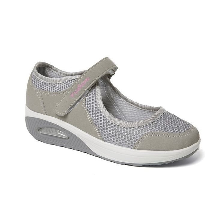 Comfortable Slip-On Sneakers for Women with Chic Breathable Mesh Structure and Style