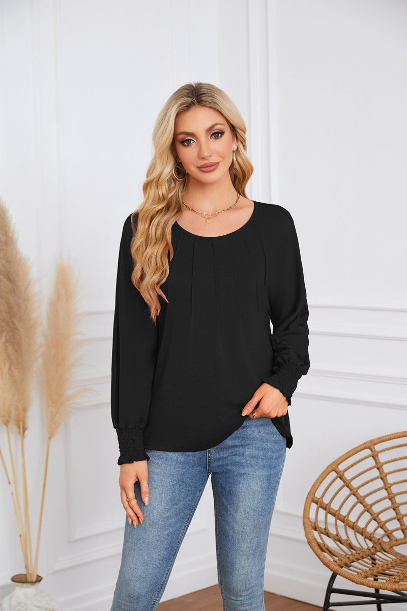 Ladies Elegant and Casual Long Sleeve T-shirt Lune London