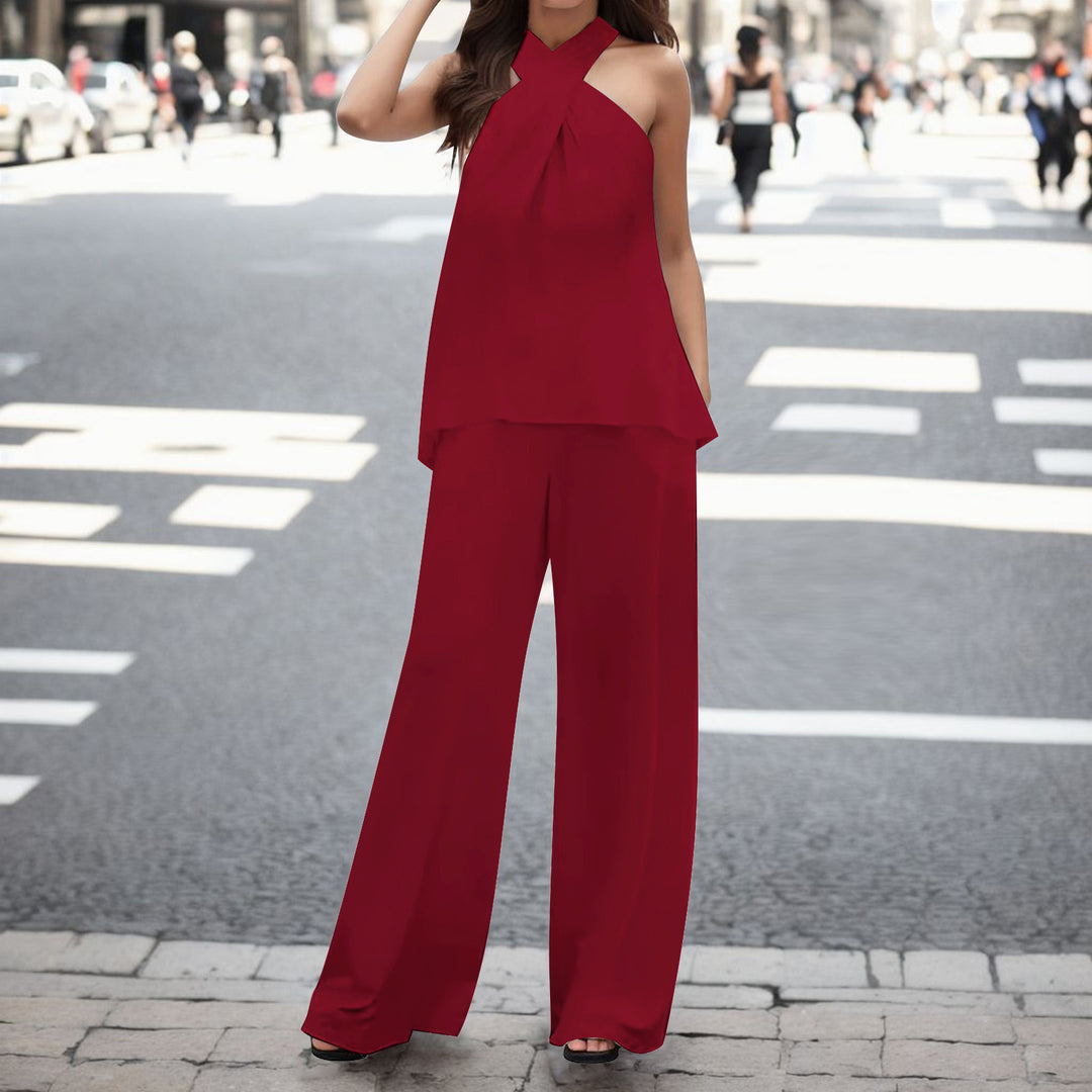 Ladies Elegant and airy jumpsuit in recycled fabric Lune London