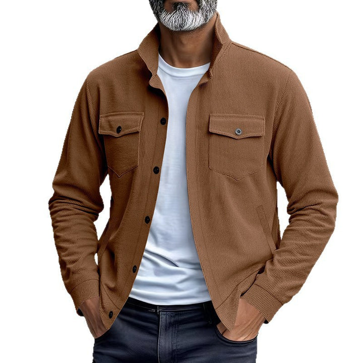 Casual shirt jacket for men with structured design Lune London