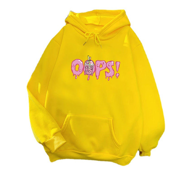 Women's hoodie with eye-catching print Chic & Stil