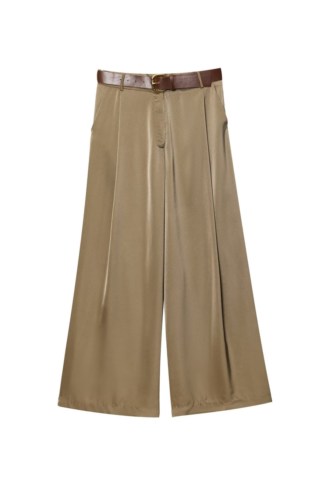 Femme pantalon large élégant Palazzo avec ceinture Lune London