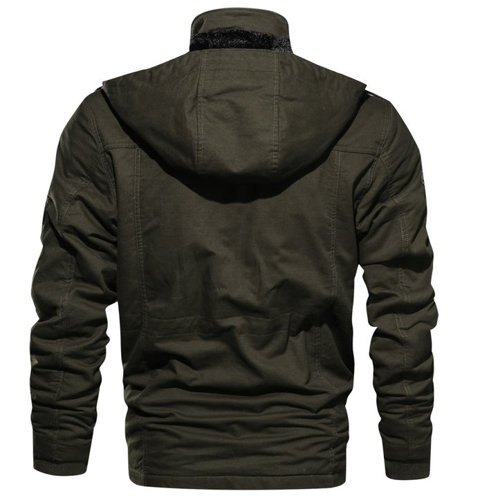 Functional jacket for men with padded interior and practical pockets Lune London