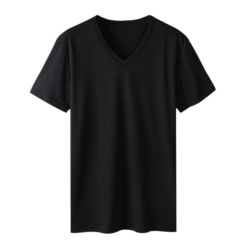 Women's V-neck T-shirt made of high-quality cotton blend Lune London