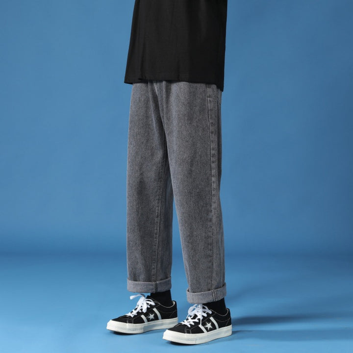 Jeans Lune London taille haute pour hommes coupe relaxed-fit