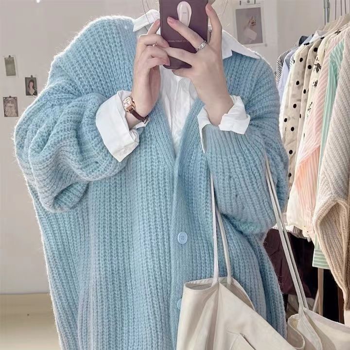 Cardigan en tricot confortable pour femmes à coupe oversize Chic & Stil