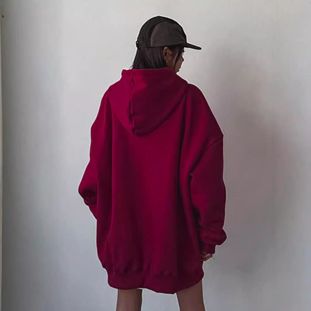 Oversized hoodie for women with practical kangaroo pocket design Lune London
