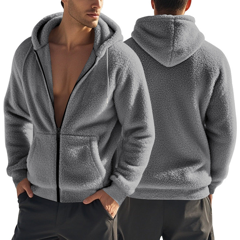 Men's Fleece Hoodie with soft lining and practical pockets Lune London