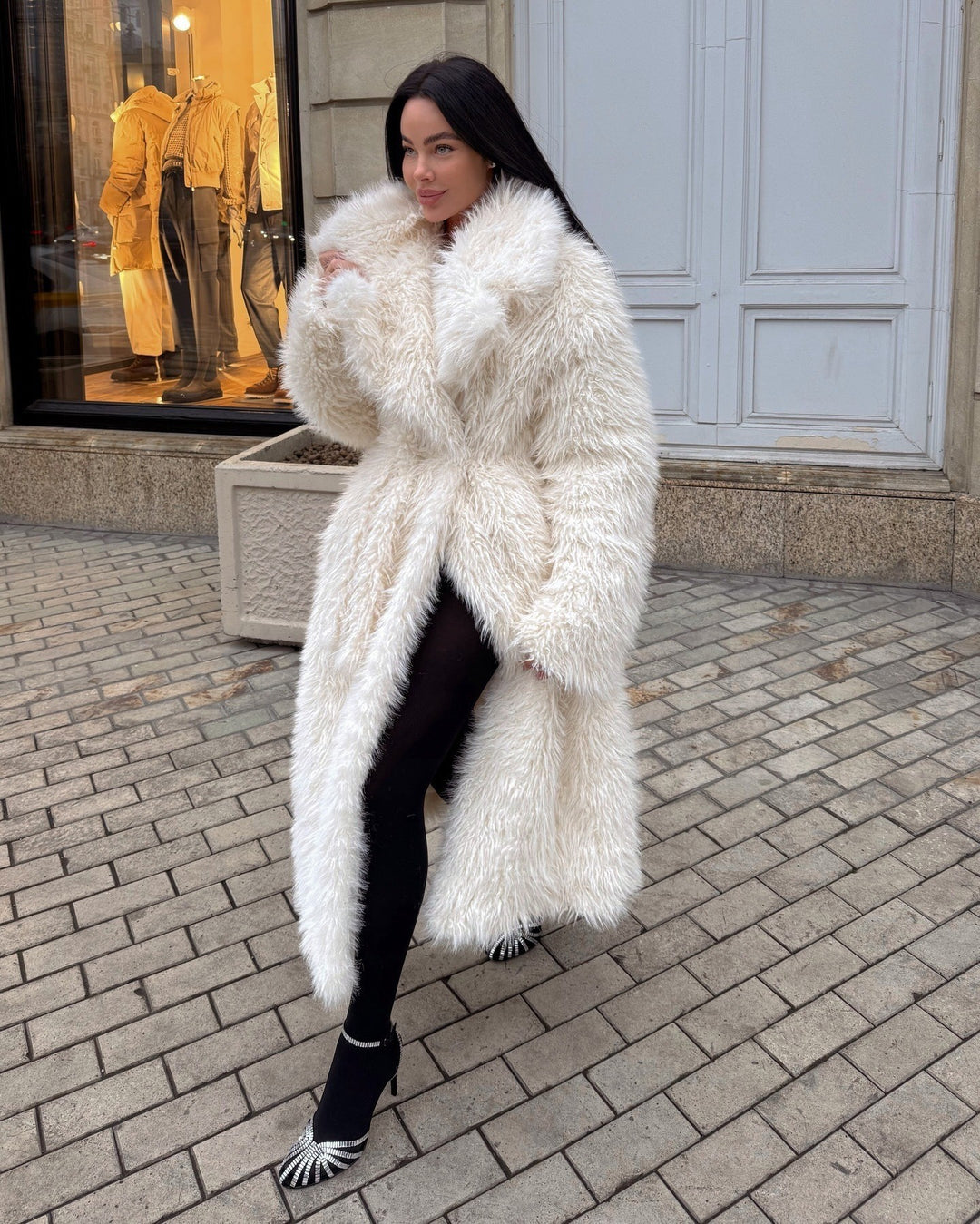 Luxury Faux Fur Coat for Women Lune London