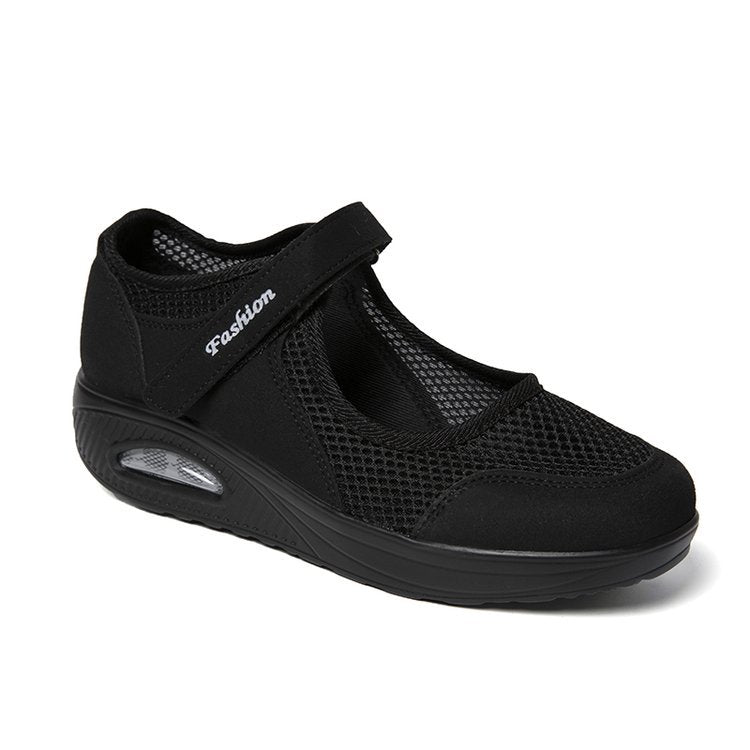 Comfortable Slip-On Sneakers for Women with Chic Breathable Mesh Structure and Style