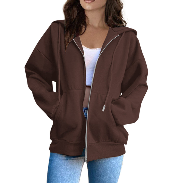 Women's hoodie jacket with cozy oversized cut Chic & Stil