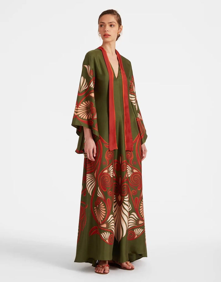 Lune London | Printed Three-Quarter Sleeve Dress