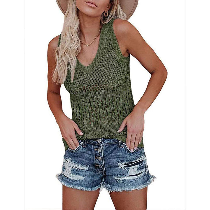 Women's knit top with a versatile diamond pattern Lune London