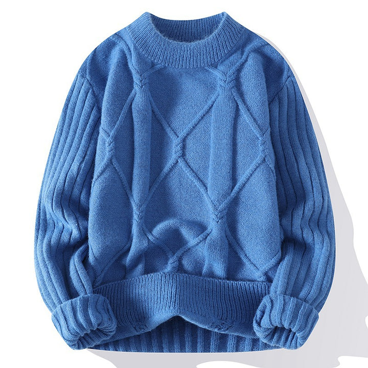 Ladies elegant knit sweater with high-quality twisted pattern and trendy fit Lune London