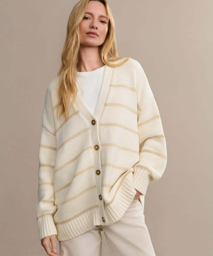 Women Striped Vest with Comfortable Cut Lune London