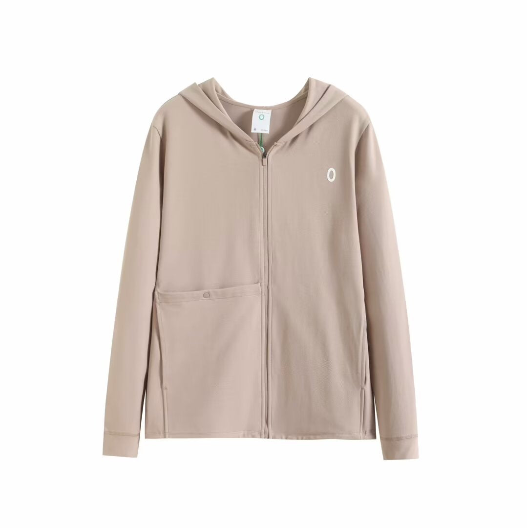 Veste à capuche respirante pour femmes avec poche zippée innovante Chic & Stil